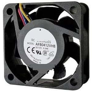 Afb0412vhb voor tot 4015 12V 0.24a 4cm stille luchtvolumeventilator 40 * 15mm(3-wire B2 plug)