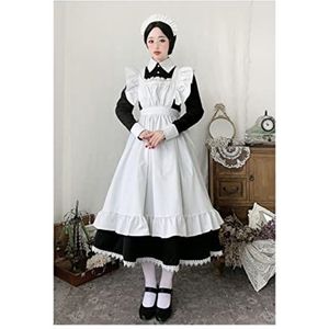 Vrouwen Maid Outfit Anime Lange Jurk Franse Hof Maid Dress Lolita Jurken Cosplay Kostuum
