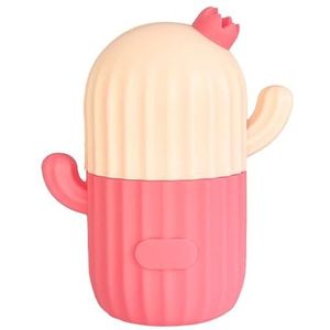 Gezicht ijs schimmel, siliconen cactus vormige gezicht ijs schimmel, geurloze siliconen gezichtsmassage ijs rollende vorm, ijs gezichtsroller schimmel, ijsroller huidverzorgingsvorm voor het opvoeden