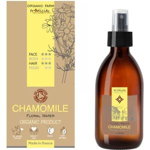 Organic Farm Spray Vochtinbrengende nevel Organisch bloemenwater Kamille Hydrosol 250 ml glazen fles, verzorging en koken