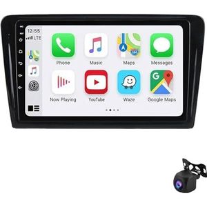 Android 12 Auto Bluetooth Radio 9 Inch Touch Screen Auto Radio Spelers voor Volkswagen Santana 2013-2017 met Navi GPS autoradio Ondersteunt 4G WiFi USB Stuurbediening Mirror Link RDS(XY4 4Core 2+32G)