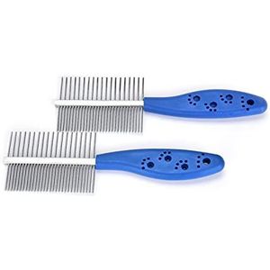 DieffematicSZ kam Beauty Comb Comb Comb Stainless Steel Single Row Dualuse