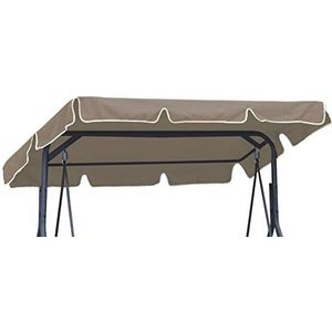 Ferocity Universele gekleurde vervangende overkapping voor Schommel Hoes Patio Hangmat Top Tuin Buiten afmeting, ca. 200 x 120 cm Beige [101]