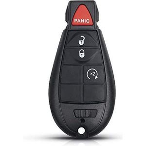 3/4/5/6/7 knoppen Afstandsbediening Sleutel Compatibel met Jeep Grand Cherokee 2008 2009 2010 2011 2012 2013 M3N5WY783X IYZ-C01C 433Mhz Smart Key (kleur: Type 9, Maat: M3N5WY783X)