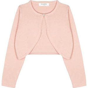 Bolerose Meisjes Lang Mouw Sprankelend Vest kinder Kinderen Bolero Shrug (Babyroze, 11-12 jaar)