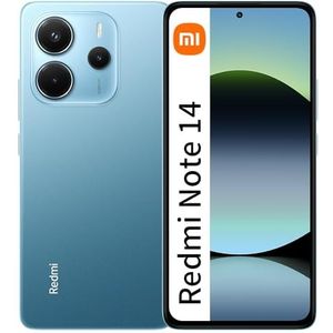 Xiaomi - Redmi Note 14 - Smartphone - Blauw - 8 GB RAM - 256 GB - 6,67 inch AMOLED-scherm - 50 MP