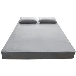 NUOYIXUAN Waterdichte matrashoes met rits, zes zijden all-inclusive matrashoes, kingsize, queensize, gewatteerd hoeslaken (1, US Queen aangepast formaat)