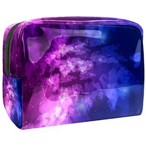 Waterdichte cosmetische tassen, eenhoorn sterrenhemel fancy reizen cosmetische tassen, multifunctionele draagbare make-up tassen, reizen cosmetische tas organizer voor vrouwen, Multi kleuren 10,