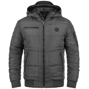 BLEND Winterjas 'Boris'  grijs / zwart