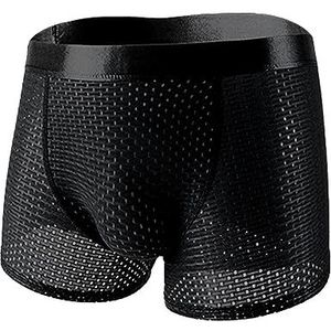 Ice Silk herenondergoed | Ademende gewatteerde boxershort voor heren | Elastische boxers voor heren, herenondergoed, zijden boxers voor heren, echtgenoot