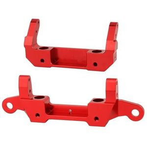 IWBR For Achter Bumper Mount 1/6 RC Speelgoed Auto Crawler Axiale SCX6 Fit for Jeep JLU Wrangler Rubicon Body Chassis upgrade Onderdelen (Size : Set Red)