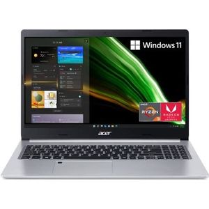 Acer Aspire 5-laptop, AMD Ryzen 3 3350U, 4 GB DDR4 RAM, 128 GB NVMe SSD, 15,6 inch FHD IPS-scherm, WiFi 6, Amerikaans Engels toetsenbord met achtergrondverlichting