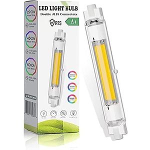 APLUSZ R7S - LED Lamp - 118 mm - Dimbaar - Natuurlijke Wit 4000 K - 30 W - Dubbele Ended Reflector Licht