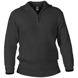 Blauer Peter - Schipperstrui - pullover - scheerwol - 9 kleuren, Kleur:Antraciet-mottled, Grootte:48