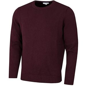 Calvin Klein Heren gebreide golfsweater - Bourgogne - L