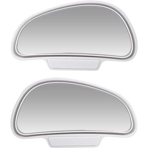 Dodehoekspiegels Bolle glazen auto-extra spiegels Achteruitrijcamera Dodehoekgereedschap Snap Way voor parkeerhulp Auto-accessoires autoaccessoires(Color:WHITE)