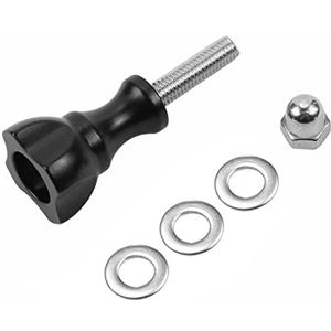 NovelGoal CNC kleine duimknop, M5, roestvrij boutmoer, compatibel met GoPro Hero Action Video Sportcamera, korte schroeven (korte schroef)