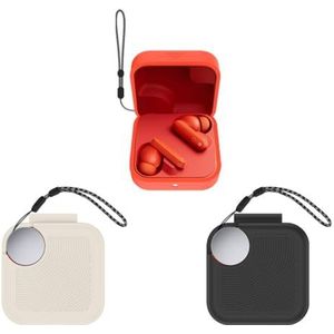 Hoofdtelefoon beschermhoes Voor CMF Buds headset, Siliconen hoes Drop-proof en stofdichte hoofdtelefoon case (zwart)