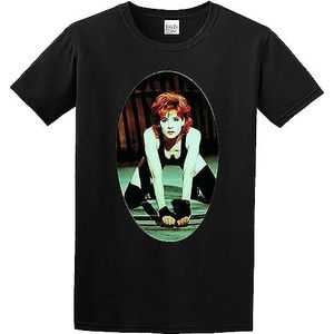 Men's Mylene Farmer Dance Remixes Funny Soft O Tee Shirts for Mens Black overhemden(Small)