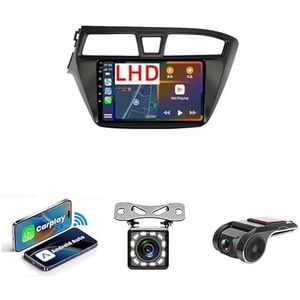 9-inch Touchscreen Autoradio Met Bluetooth Autoradio Voor Hyundai I20 2014-2018 Plug en Play Android 14 2 Din Autoradio Radio Android Automatische Bluetooth USB RVC SWC(NF-1 WIFI 1G+32G)