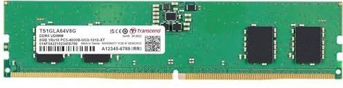 Transcend TS1GLA64V8G - Werkgeheugenmodule - 8 GB - DDR5 - 4800 MHz - 288-pins DIMM