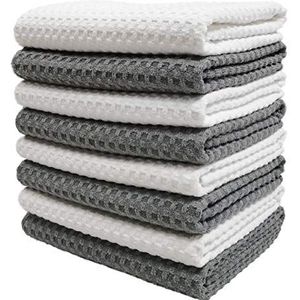 Keukendoeken - Set van 3 - Katoen - Grijs