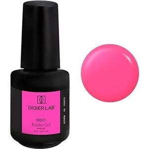 DIDIER LAB BBIO Builder Gel in a Bottle - Rose Life - Schone formule vrij van HEMA en TPO - Zelfnivellerende opbouwgel voor gelnagels - LED UV-gel ter versterking van nagels - 15ml