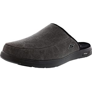 Skechers Arch Fit Lounge Slipper voor heren, Zwart textiel, 42 EU