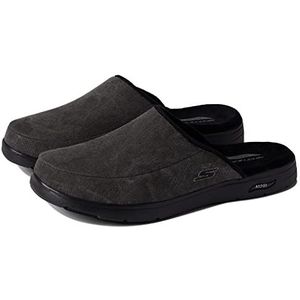 Skechers Arch Fit Lounge Slipper voor heren, Zwart textiel, 42 EU