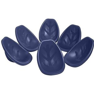 ECR4Kids Leaf vloerstoel, schommelstoel, marineblauw, 6-delig