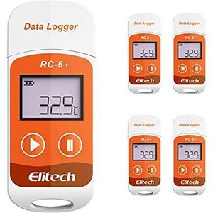 Elitech RC-5+ USB-temperatuurgegevenslogger herbruikbare recorder 32000 punten hoge nauwkeurigheid PDF Rapportexport (5)