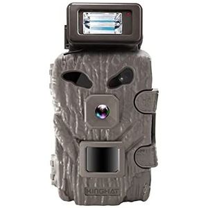 Wilde dierencamera Trailcamera 4K 1080P 48MP Wildlife Trail Camera met witte flits Le DS-kleurenfoto's 's nachts for thuisboerderij in de buitenlucht Verkenning, beveiliging van het huis(With External