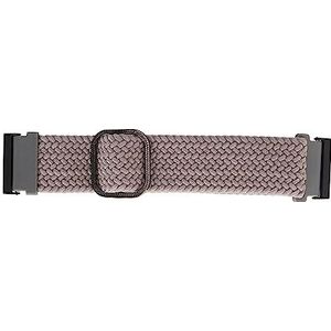 Horlogeband, 24 Mm Verstelbare Elastische Vervangende Horlogeband Nylon voor Sport voor Heren (Grijs)