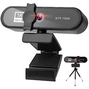 Web Camera, Webcam 4K 2K 1080P Full HD Web Camera Met Microfoon USB Plug Web Cam for PC Computer video Mini Camera 4K (Color : 1080P, Size : 1)