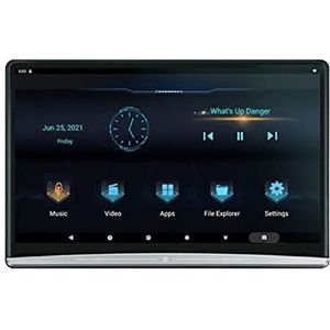 Draagbare dvd-speler voor videospelers op hoofdsteunen in auto's 13.3 Inch Auto Tv Hoofdsteun Monitor Touch Screen 4K 1080P Auto Achterbank Display Multimedia Auto Video Spelers met HD-roterend scherm