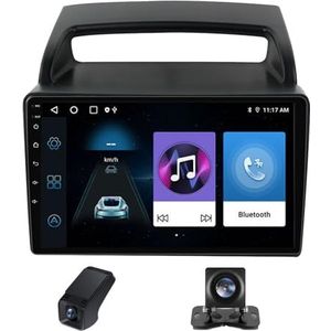 Autoradio geldt voor Kia Carnival VQ 2006-2014,9 inch Touchscreen Navi met Wireless Carplay Android Auto 2 DIN Radio Android Bluetooth WiFi+Achteruitrijcamera/Stuurwielbediening(X1)