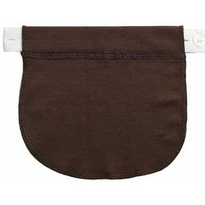 Zwangerschapsgordel Verstelbare elastische broek Verlengde knoop Taille-extender voor zwangere vrouwen - Koffie