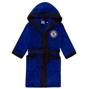 Chelsea FC - Fleece badjas met capuchon voor jongens - Officieel - Clubcadeau - 9-10 jaar