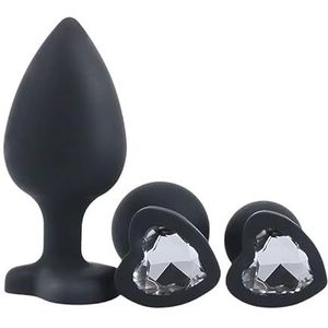 Zacht Zwart En Wit Siliconen Heup Trainer Accessoire, Paar Geschenk