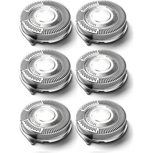 SH50 reservekoppen, compatibel met Philips serie 5000, AquaTouch, PowerTouch, S5210, S5370, PT730 en AT810, 6 stuks