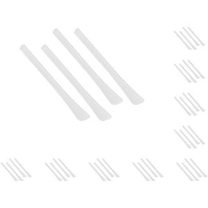 10 Set van 4 Stuks Brillen Bril Oorsokken Oor Tips Zachte Siliconen Gemakkelijk Installeren Wit, 2,7 x 0,25 inch