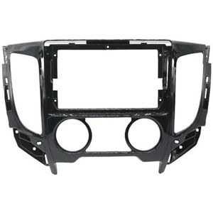 Autoradiopaneel Voor Mitsubishi Voor Triton L200 2015-2019 9 Inch Autoframe Dashboardadapter, Android Radio, Audio, Dashboardmontagepaneel Kit Autoradioframe(MT Frame)