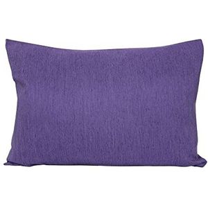 Kissenhülle Kussensloop 40x60 cm paars violet, elegant gemêleerd, kussenslopen decoratief voor woonkamer, kussensloop, bankkussen sierkussen met ritssluiting