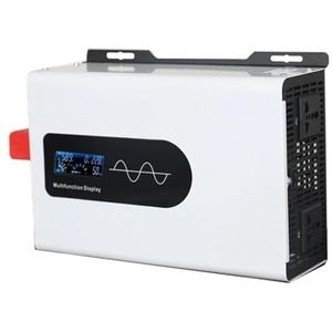 Spanningsomvormer Piek 5200W Continue 2600W Zuivere Sinusomvormer DC AC 12V-96V 220V Sinusomvormer Zonne-omvormer Auto-omvormers Off Grid Wandmontage Omvormer(24V,220-230V 50Hz,Europe)