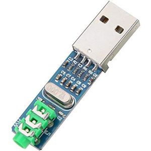 Mini USB DAC Decoder Board, 5V PCM2704 SPDIF Digitale Signalen USB Geluidskaart Analoge DAC Decoder Board(PCM2704)
