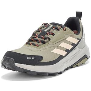 adidas Men's Terrex Anylander Rain.RDY Hiking Sneaker, Olive Strata/Wonder Beige/Black, 8