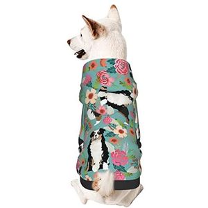 Hond Capuchonsweater, Australische Herder Honden Hoodies Hond Kleding Warme Hoodie Pet Print Pet Hoodie Voor Kleine Medium Pet Hond Kat XL