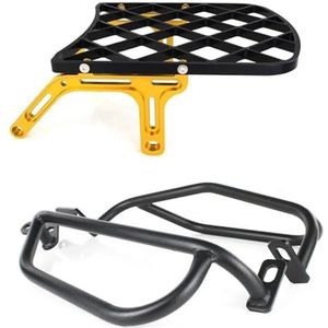 plankbeugel Voor Suzuki DR650 96-25 Motorfiets Zijkap Zadeltas Ondersteuning Beschermbeugels Achterbagagerek Topkoffer Beugel Houder(Gold)