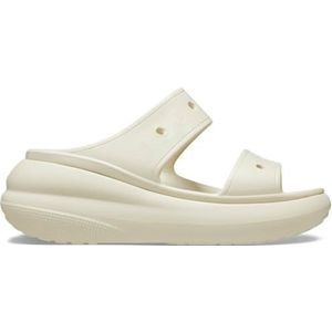 Crocs - Classic Crush Sandal - Klompen - Bone - 60 mm Platformhoogte