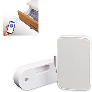 Slim slot Smart Home Biometrisch vingerafdrukslot Verborgen lade Elektronisch slot Privacy Bestandsopslag Keyless Residentiële beveiliging Bescherming(Tuya Smart Life)